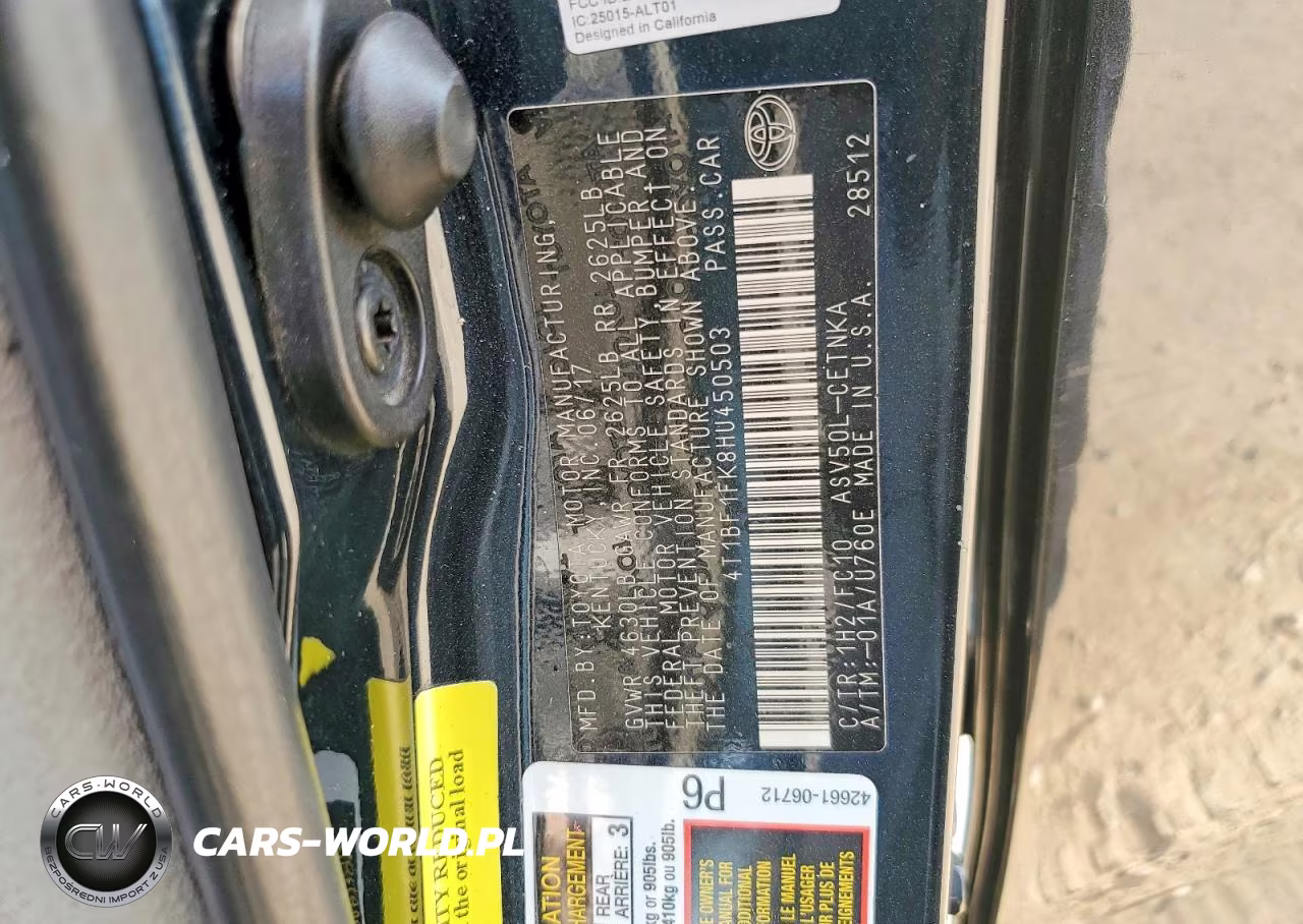 2017 Toyota Camry Le VIN:4T1BF1FK8HU450503 - 13