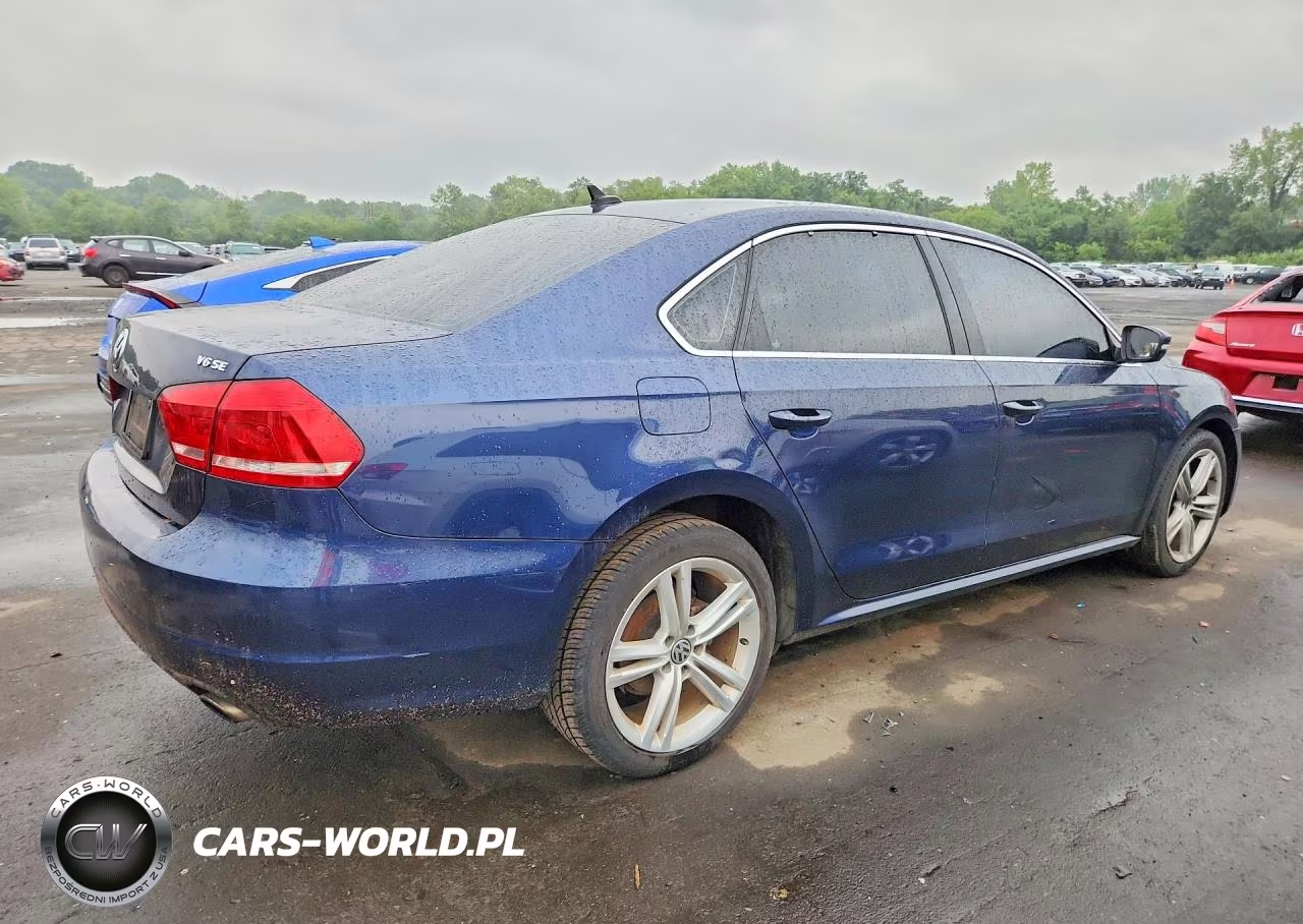2014 Volkswagen Passat Se VIN:1VWBM7A32EC033969 - 3