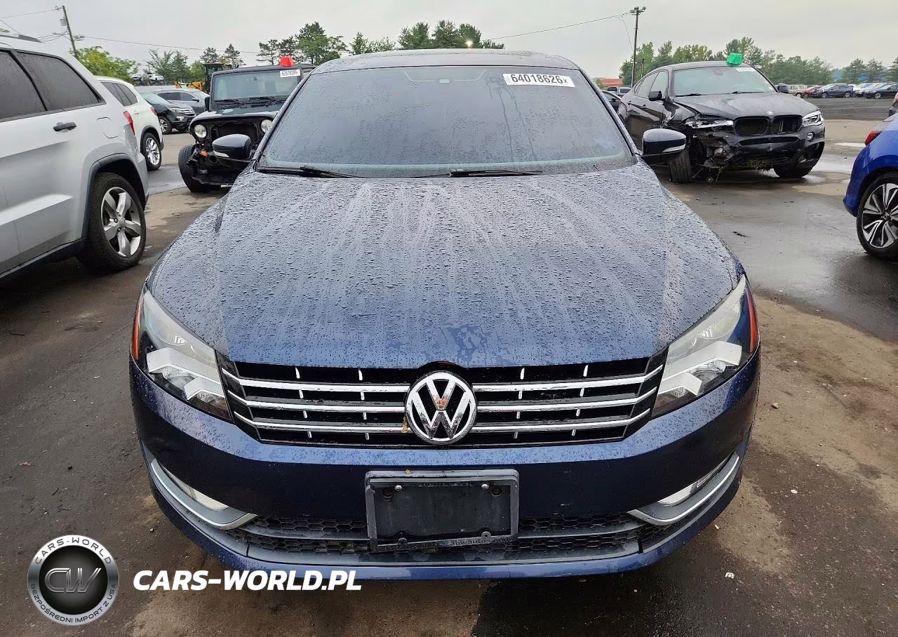 2014 Volkswagen Passat Se VIN:1VWBM7A32EC033969 - 5