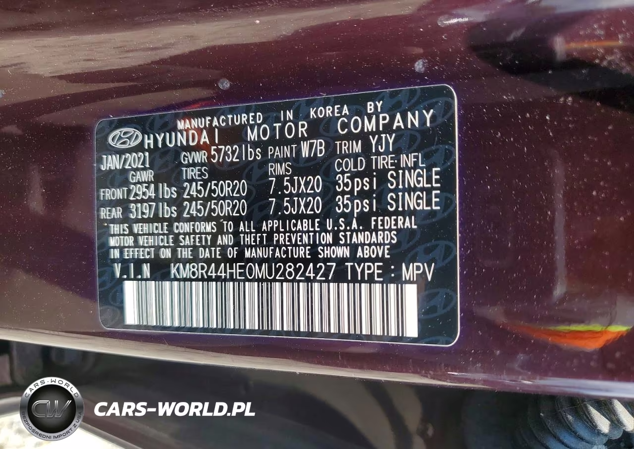 2021 Hyundai Palisade Sel VIN:KM8R44HE0MU282427 - 13