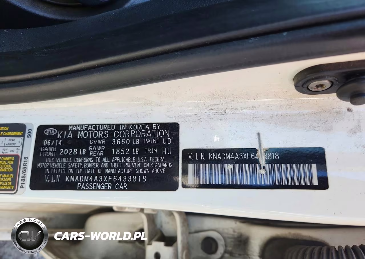 2015 Kia Rio Lx VIN:KNADM4A3XF6433818 - 12