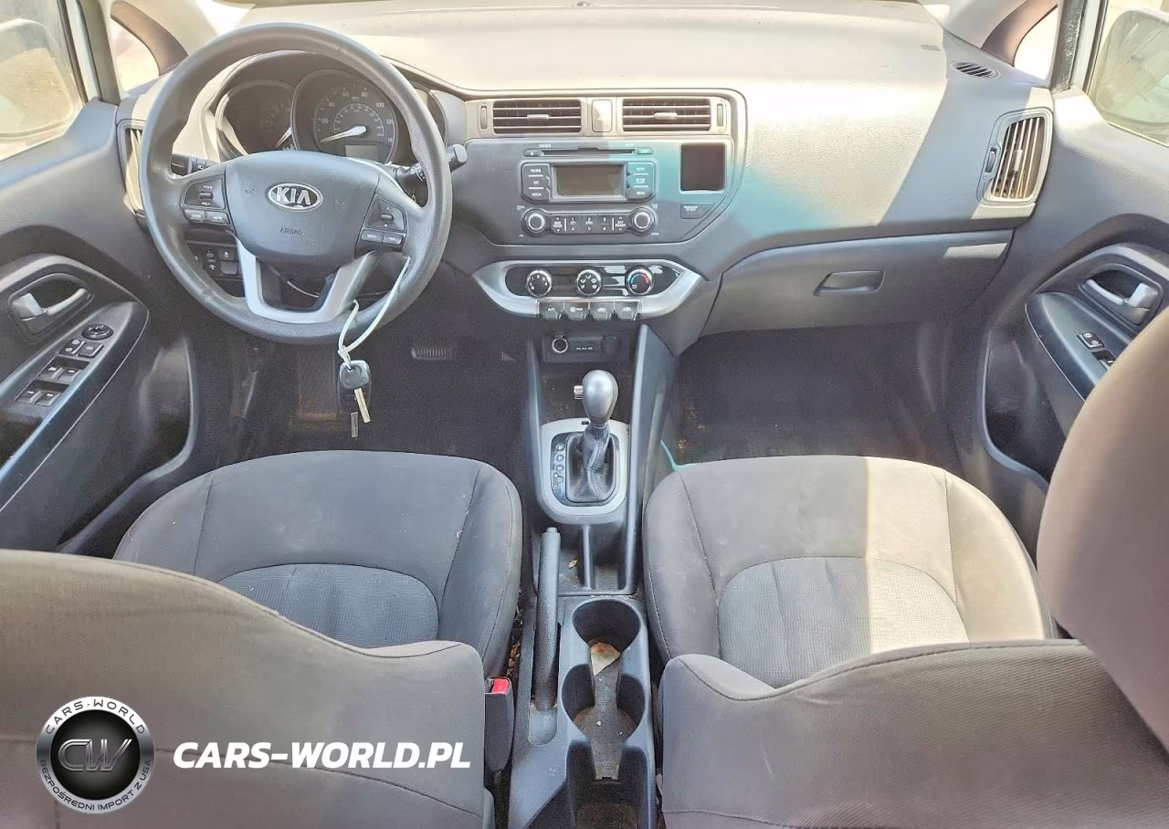 2015 Kia Rio Lx VIN:KNADM4A3XF6433818 - 8