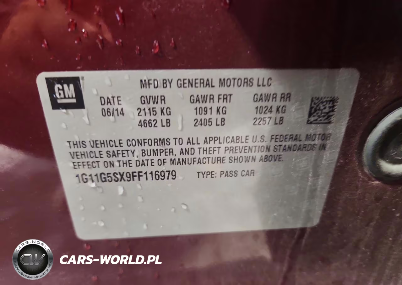 2015 Chevrolet Malibu Ltz VIN:1G11G5SX9FF116979 - 12