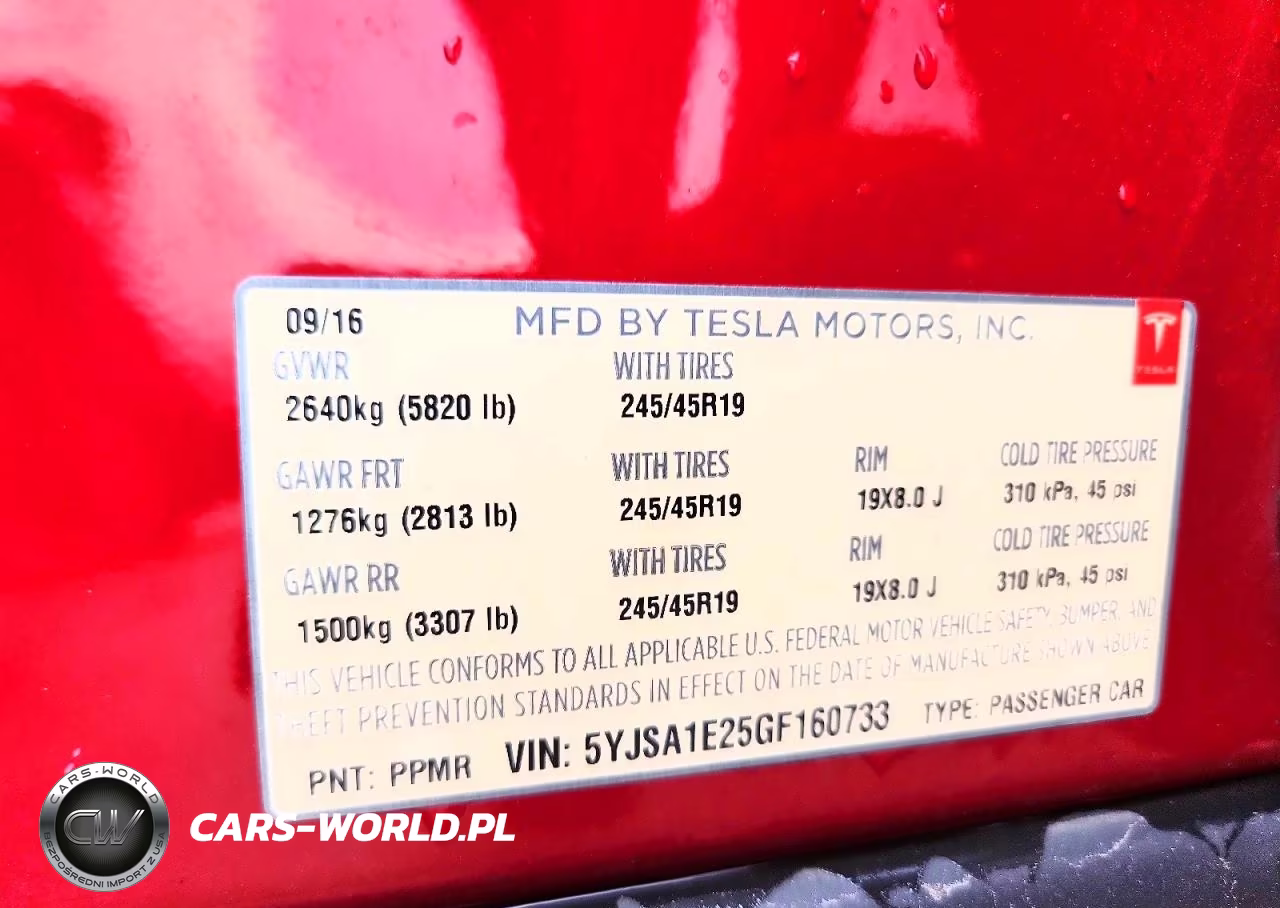 2016 Tesla Model S VIN:5YJSA1E25GF160733 - 12