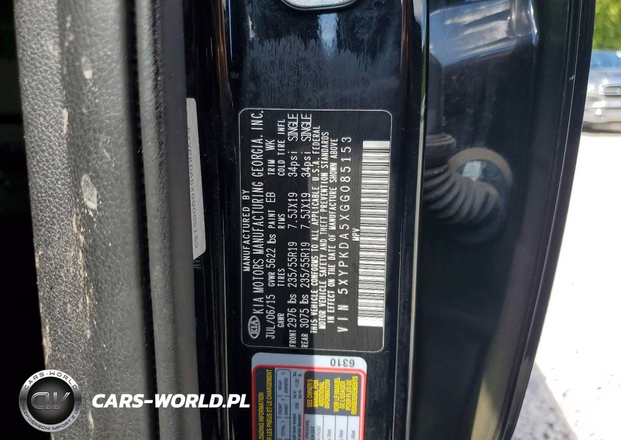 2016 Kia Sorento Sx V6 VIN:5XYPKDA5XGG085153 - 13