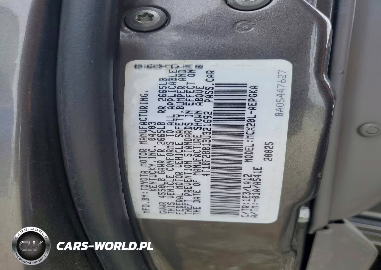 2003 Toyota Avalon Xls VIN:4T1BF28B13U321692 - 12