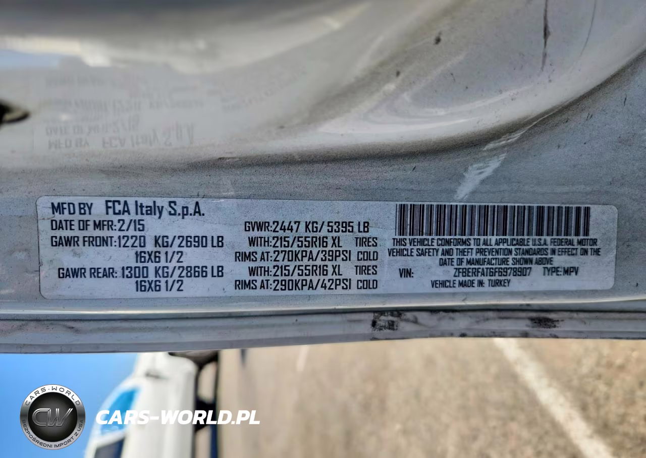 2016 Ram Promaster City VIN:ZFBERFAT6F6978907 - 13