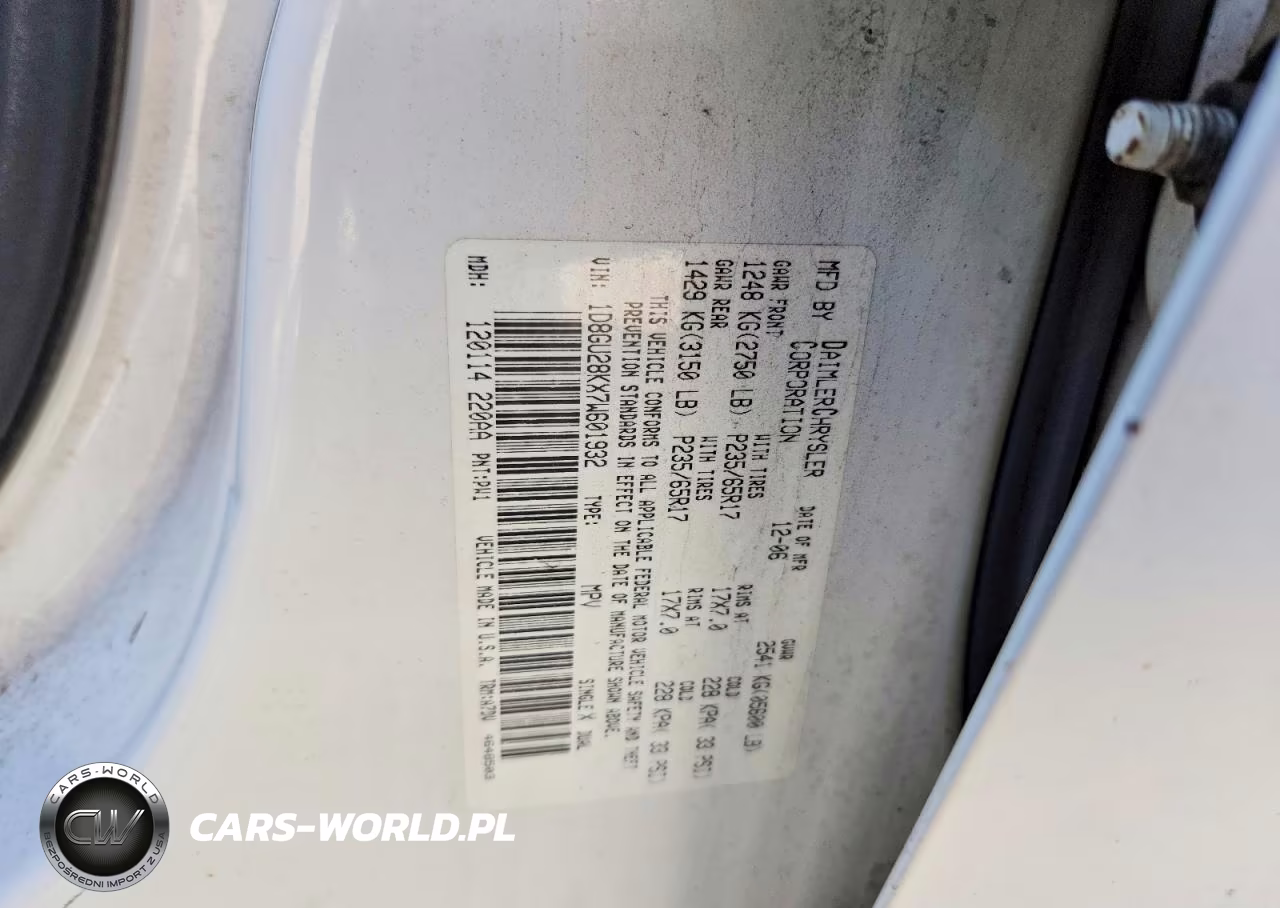 2007 Dodge Nitro Sxt VIN:1D8GU28KX7W601932 - 13