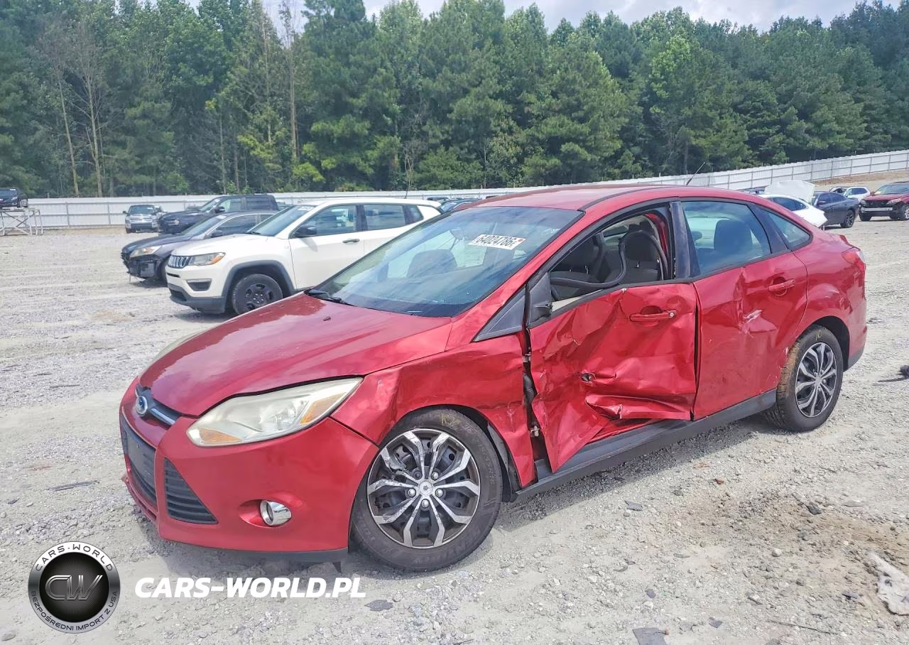 2012 Ford Focus Se VIN:1FAHP3F20CL287518 - 1