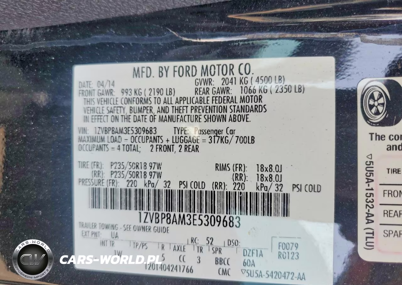 2014 Ford Mustang VIN:1ZVBP8AM3E5309683 - 13