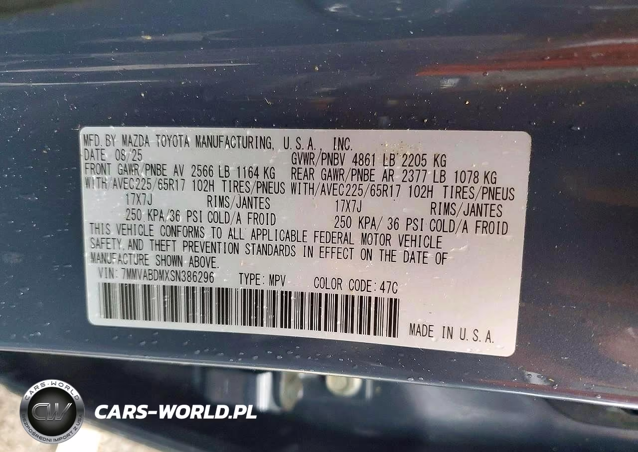 2025 Mazda Cx-50 Premium VIN:7MMVABDMXSN386296 - 14