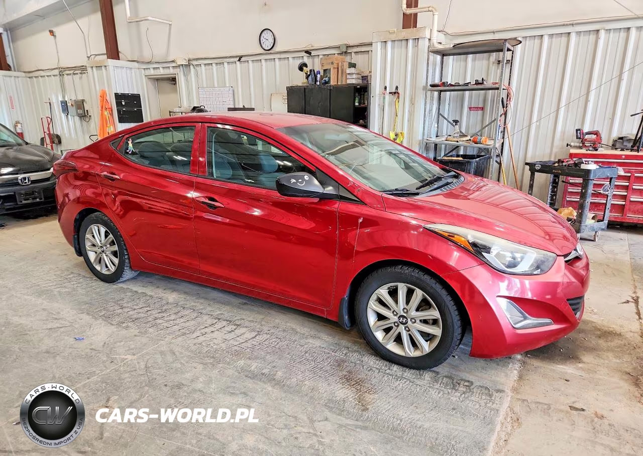 2014 Hyundai Elantra Se VIN:KMHDH4AE3EU182588 - 4