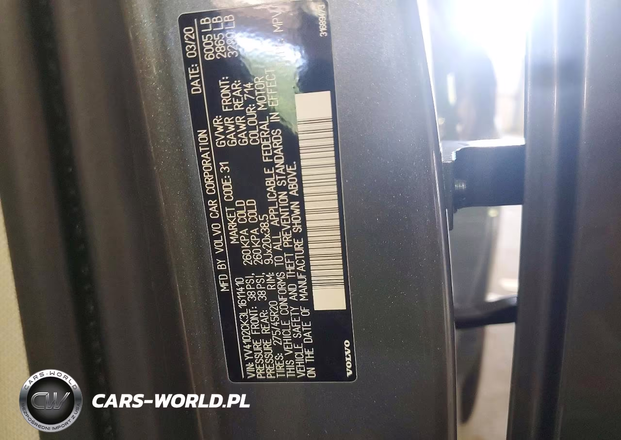 2020 Volvo Xc90 T5 Momentum VIN:YV4102CK3L1611410 - 14