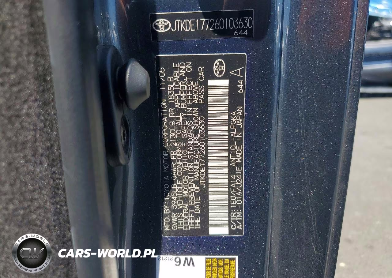 TOYOTA SCION TC VIN:JTKDE177260103630 - 13