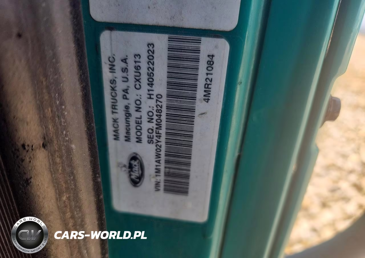 2015 Mack 600 Cxu600 - Semi Truck VIN:1M1AW02Y4FM048270 - 11
