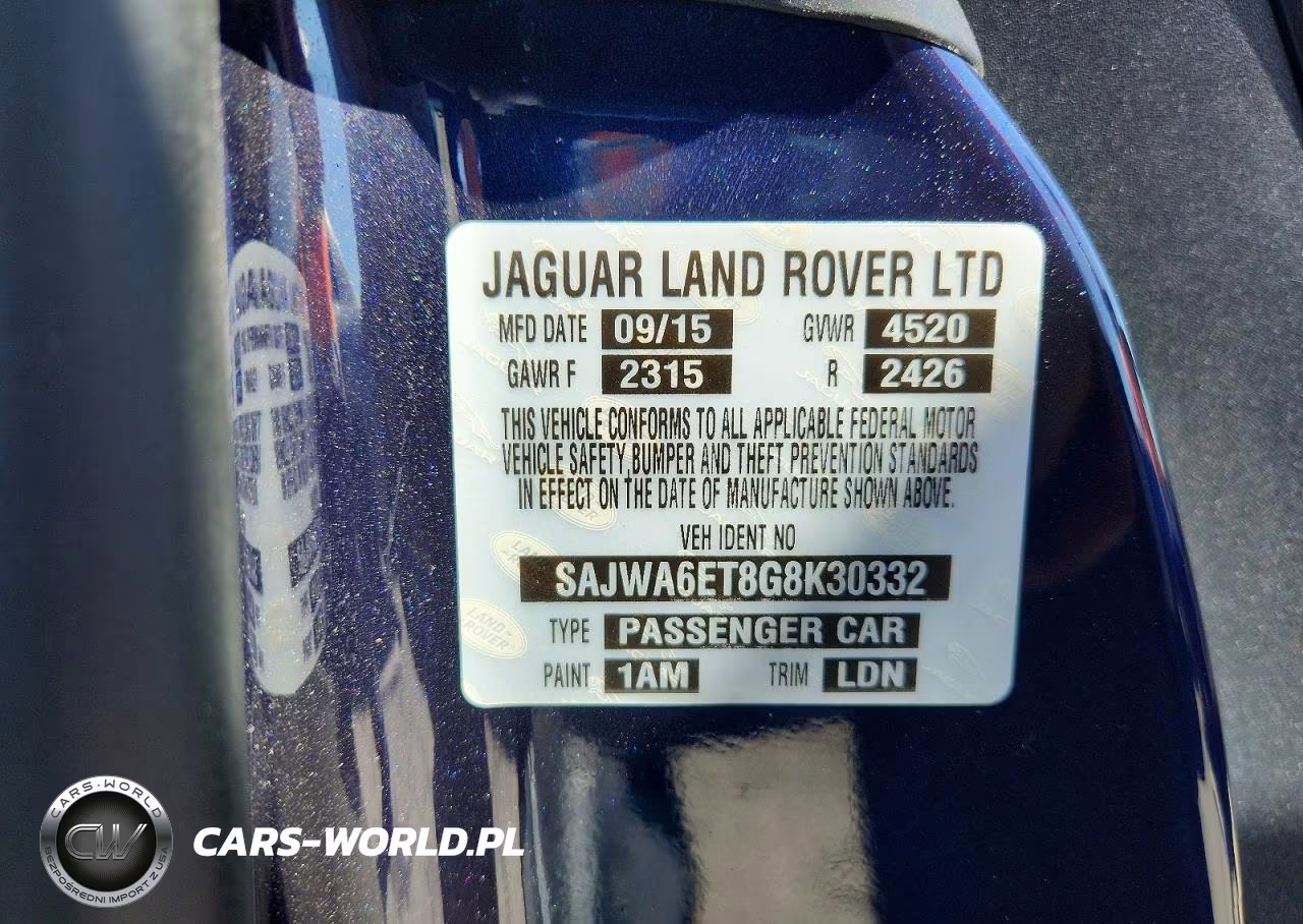 2016 Jaguar F-Type VIN:SAJWA6ET8G8K30332 - 12