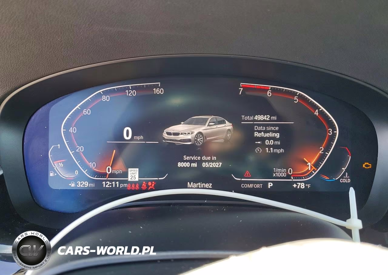 2020 BMW 530 I VIN:WBAJR3C07LWW61577 - 9