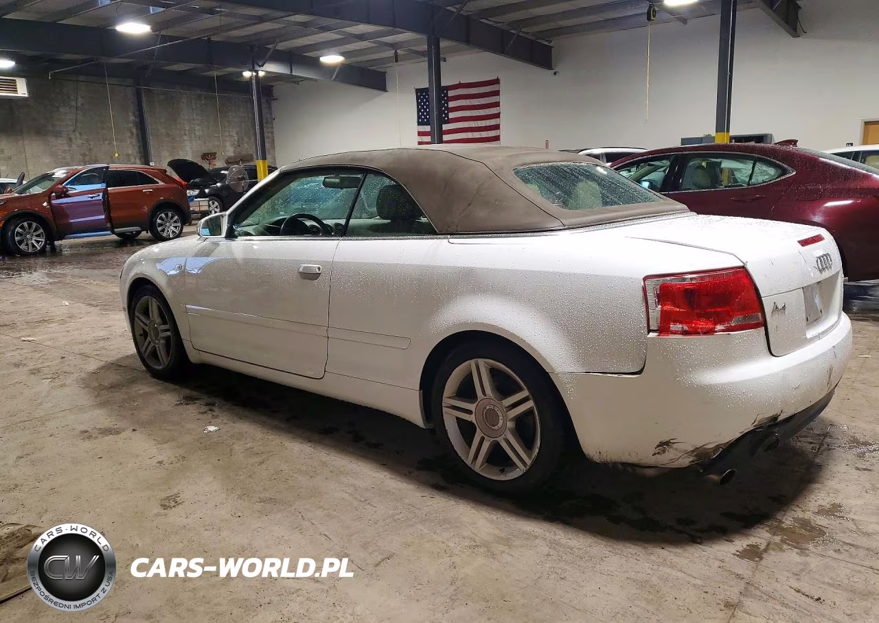 2007 Audi A4 2.0T Cabriolet Quattro VIN:WAUDF48H07K032587 - 2