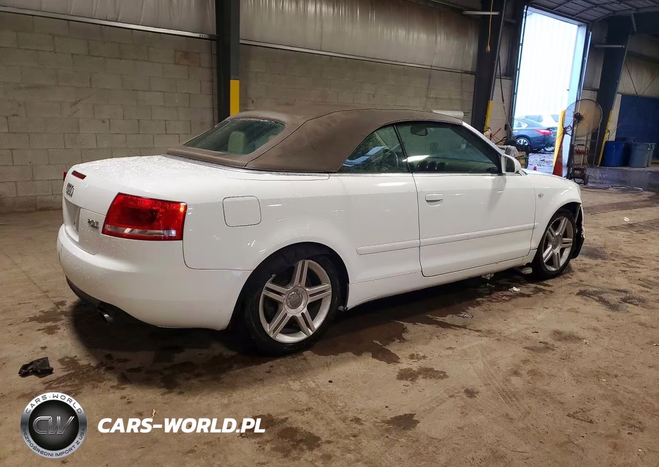 2007 Audi A4 2.0T Cabriolet Quattro VIN:WAUDF48H07K032587 - 3