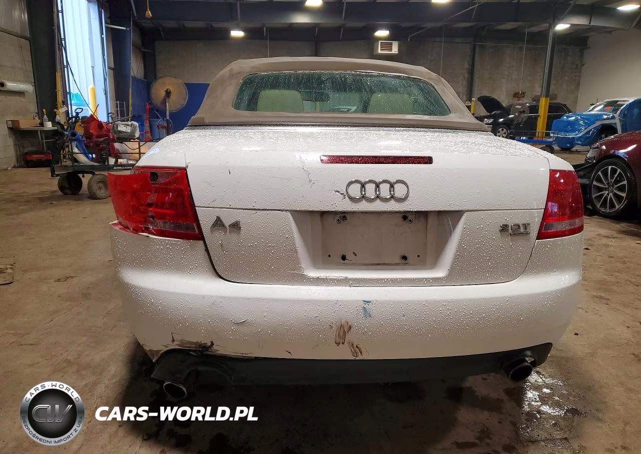 2007 Audi A4 2.0T Cabriolet Quattro VIN:WAUDF48H07K032587 - 6