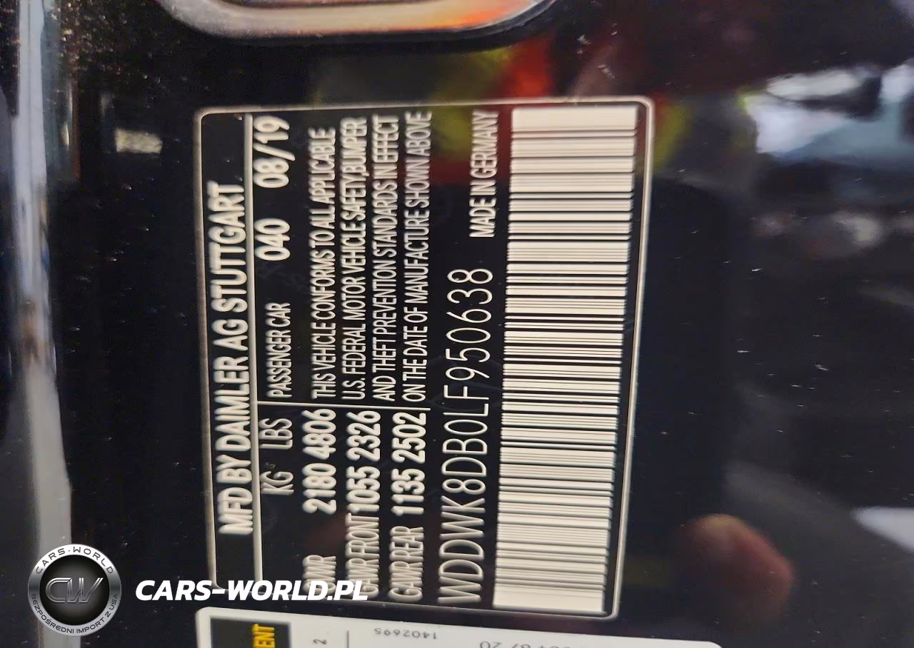 2020 Mercedes-Benz C 300 VIN:WDDWK8DB0LF950638 - 12