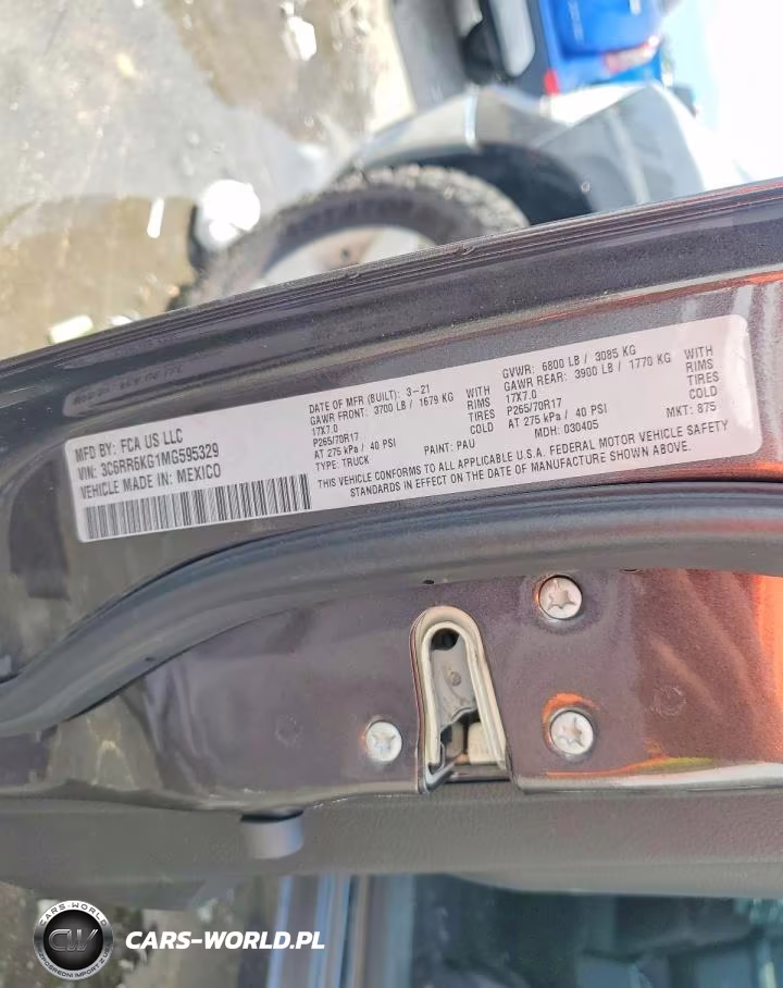2021 Ram 1500 Classic Tradesman VIN:3C6RR6KG1MG595329 - 12