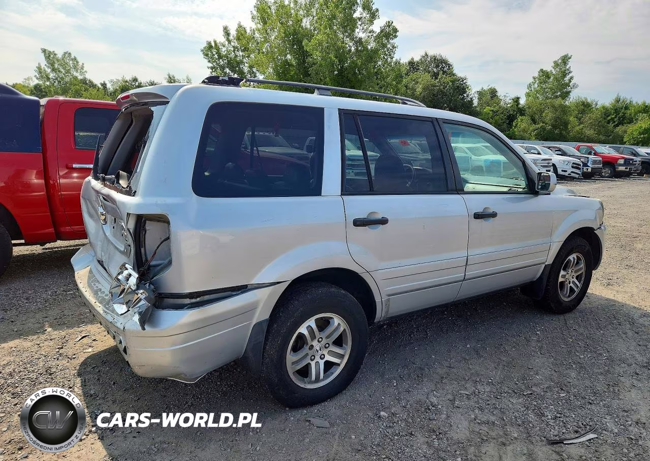 2004 Honda Pilot Exl VIN:2HKYF18734H537639 - 3