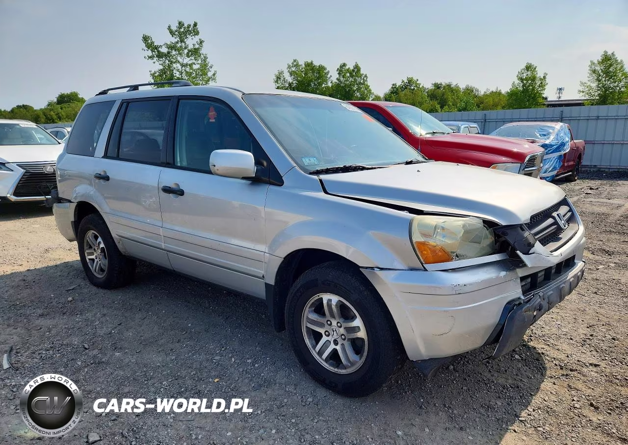 2004 Honda Pilot Exl VIN:2HKYF18734H537639 - 4