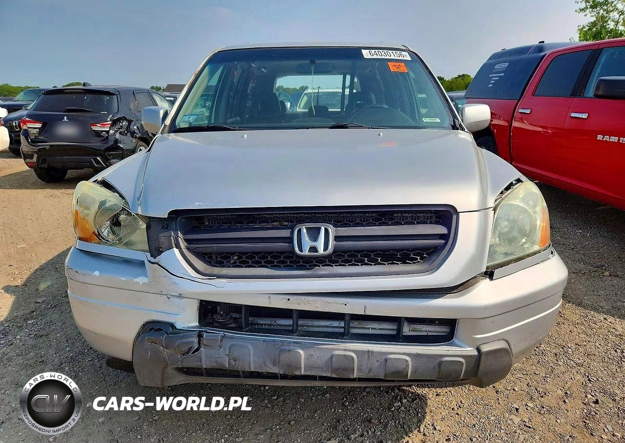 2004 Honda Pilot Exl VIN:2HKYF18734H537639 - 5