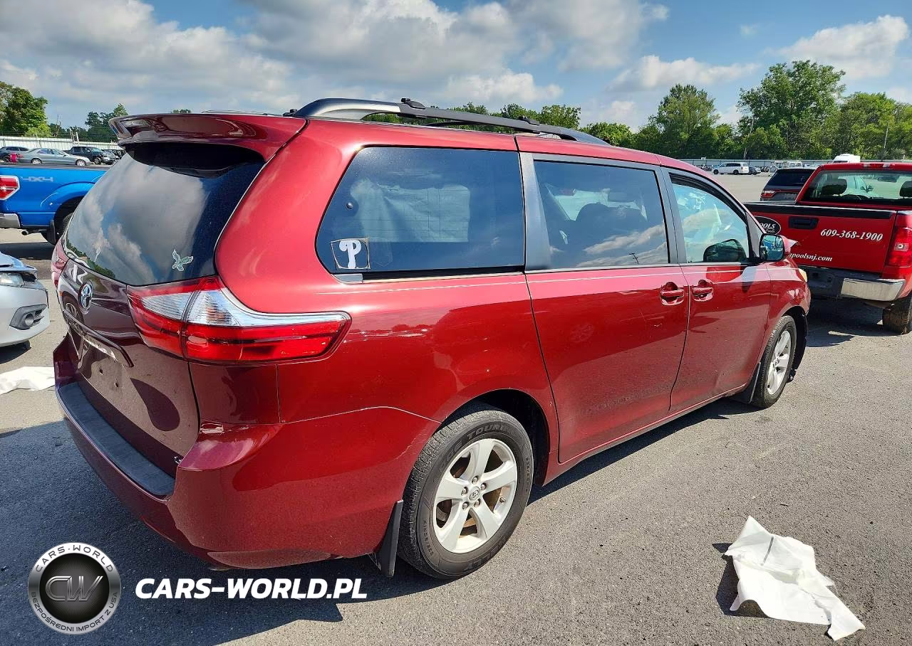 2017 Toyota Sienna Le VIN:5TDKZ3DC7HS849331 - 3