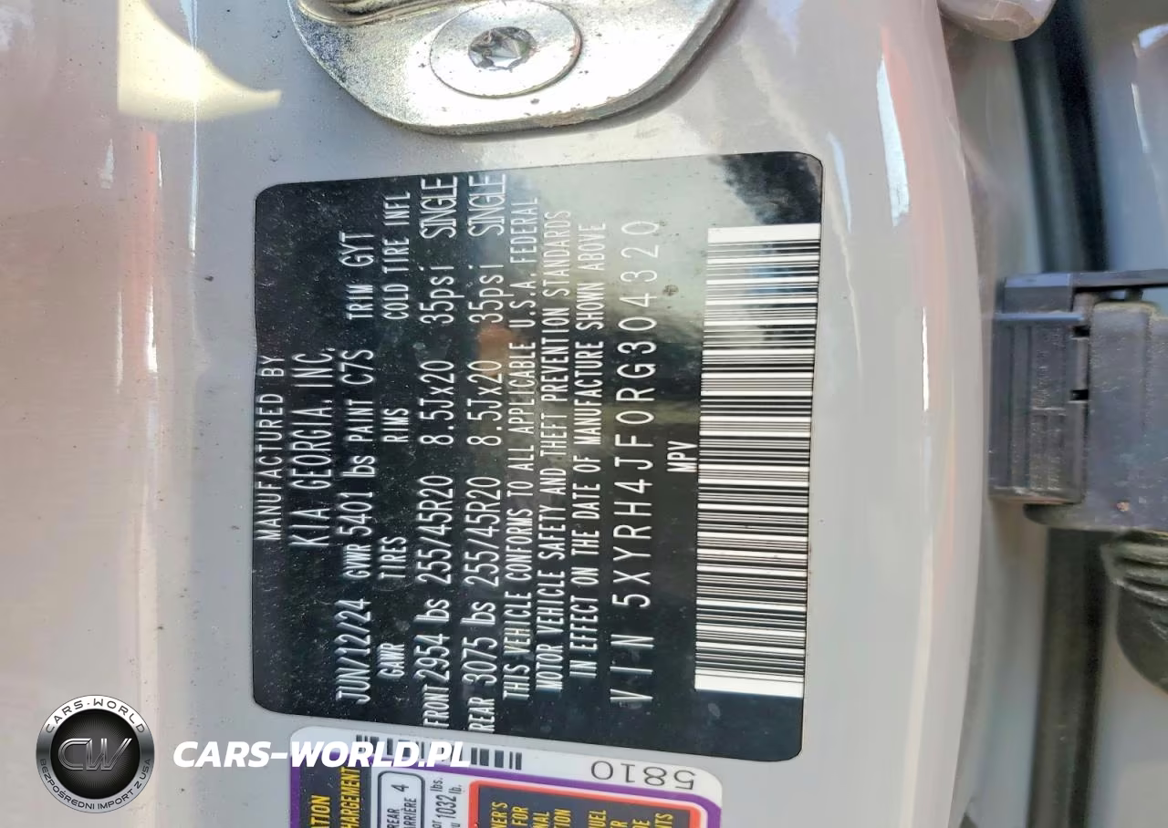 2024 Kia Sorento Ex VIN:5XYRH4JF0RG304320 - 13