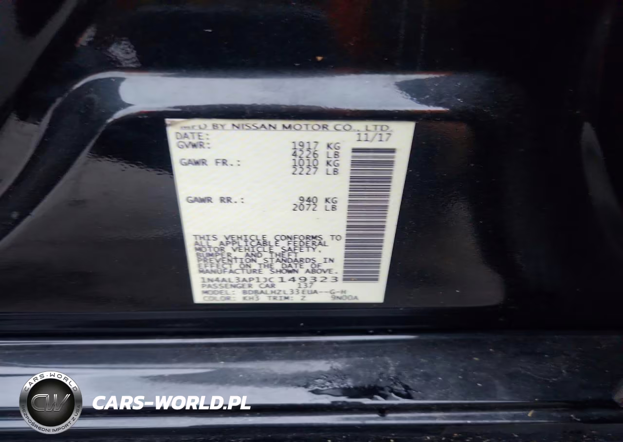 2018 Nissan Altima 2.5 Sr VIN:1N4AL3AP1JC149323 - 12