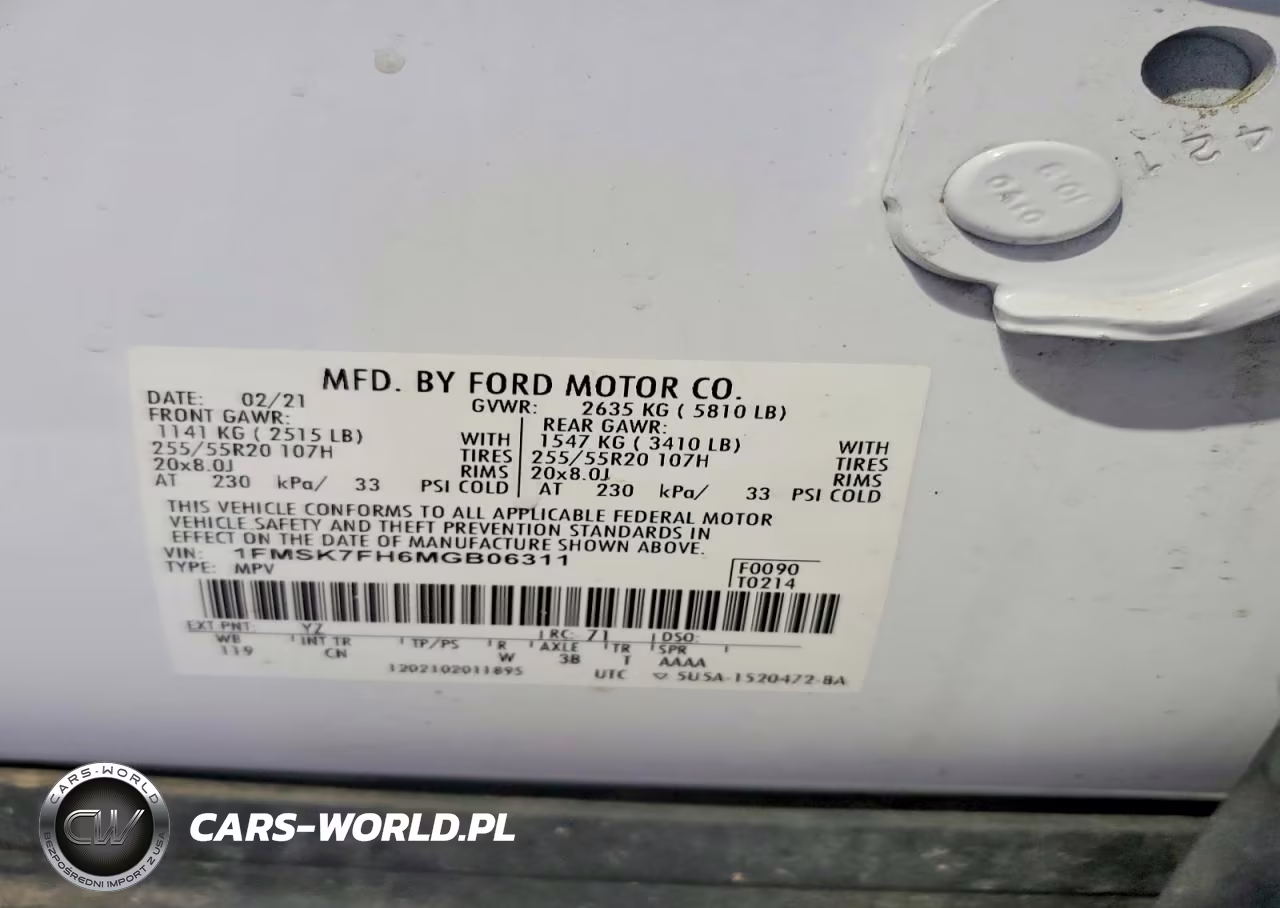 2021 Ford Explorer Limited VIN:1FMSK7FH6MGB06311 - 13