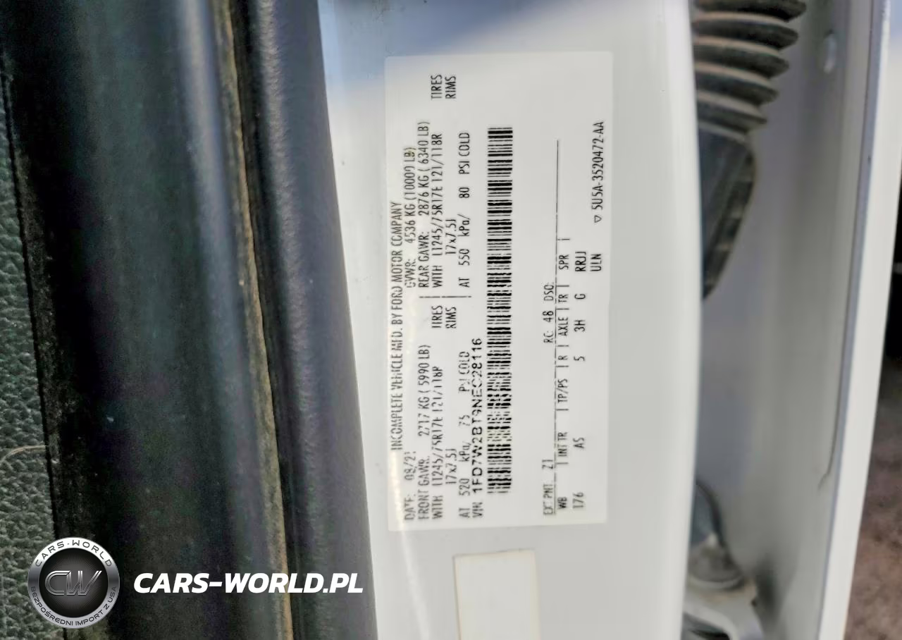 2022 Ford F250 Super Duty VIN:1FD7W2BT9NEC28116 - 12