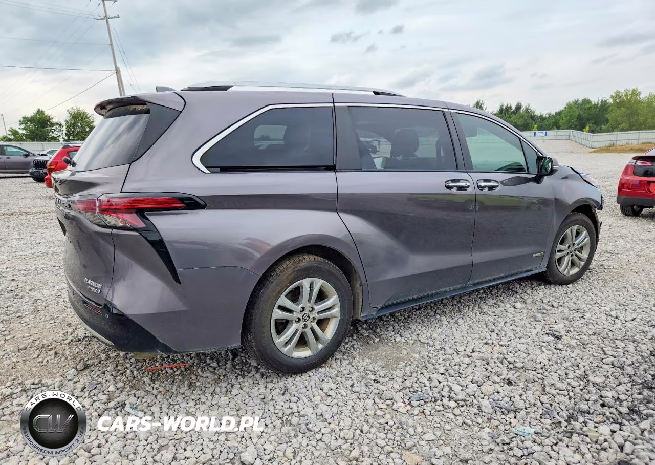 2021 Toyota Sienna Platinum 7-Passenger VIN:5TDESKFC1MS001819 - 3