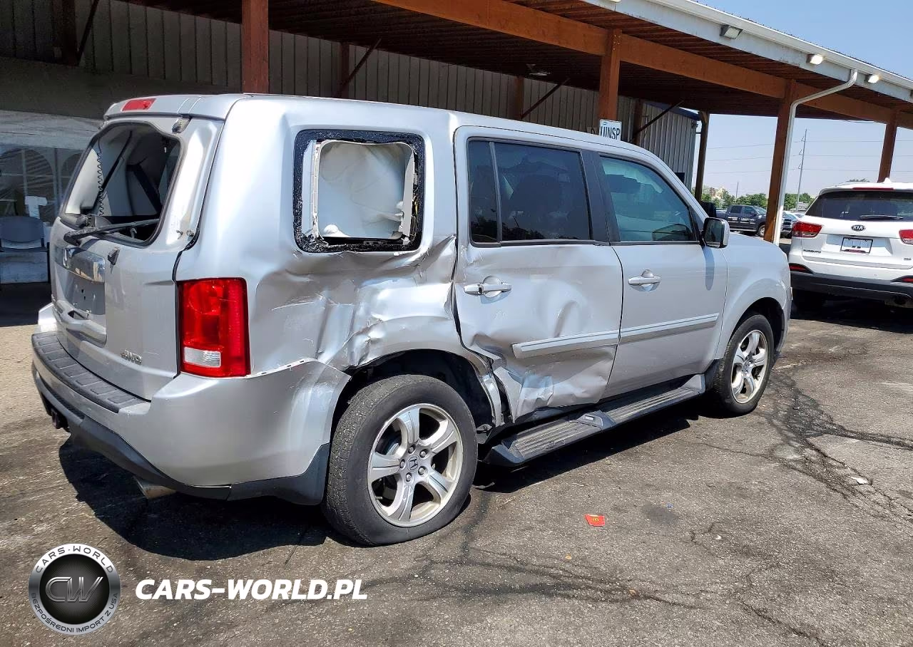 2013 Honda Pilot Exl VIN:5FNYF4H56DB032497 - 3