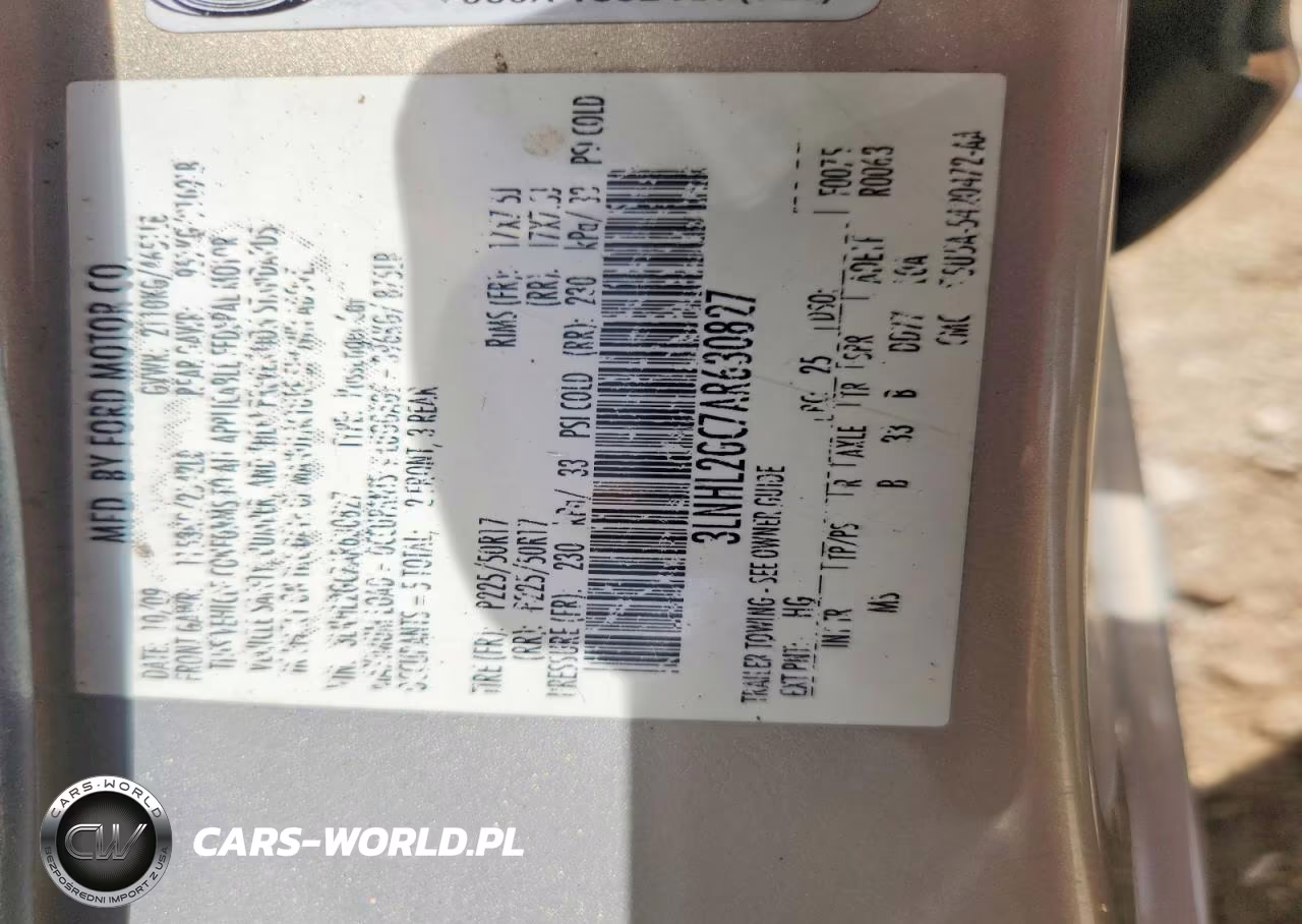 2010 Lincoln Mkz VIN:3LNHL2GC7AR630827 - 12