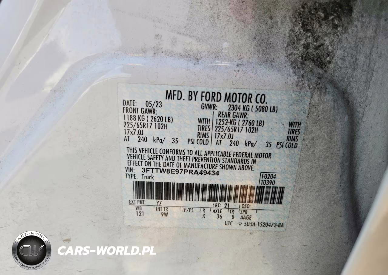 2023 Ford Maverick Xl VIN:3FTTW8E97PRA49434 - 12