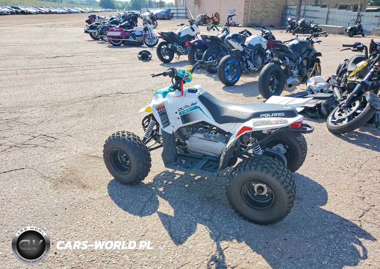 2024 Polaris Outlaw Atv VIN:RF3YAK11XRT082963 - 3