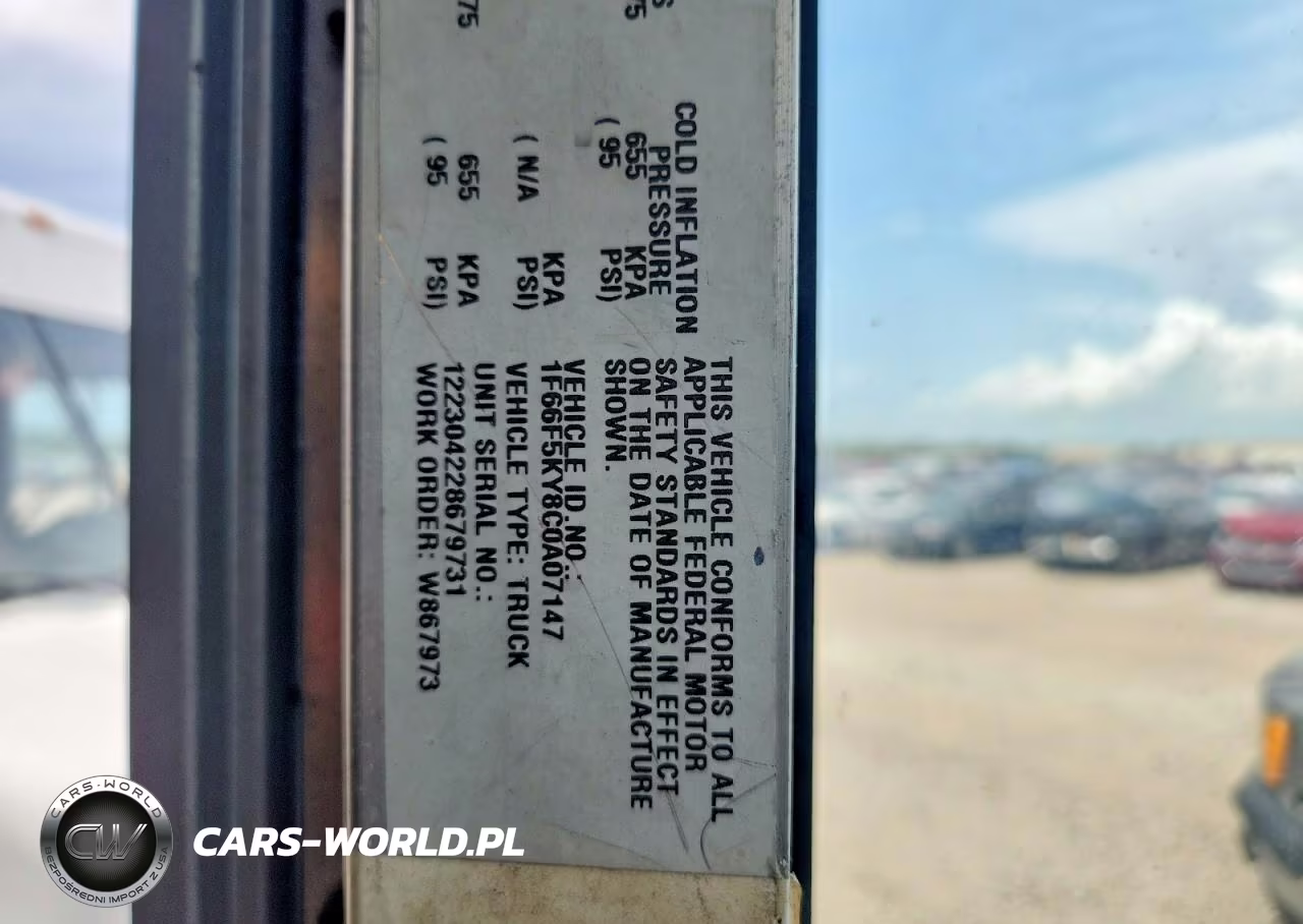 2012 Ford F59 Delivery Truck VIN:1F66F5KY8C0A07147 - 13