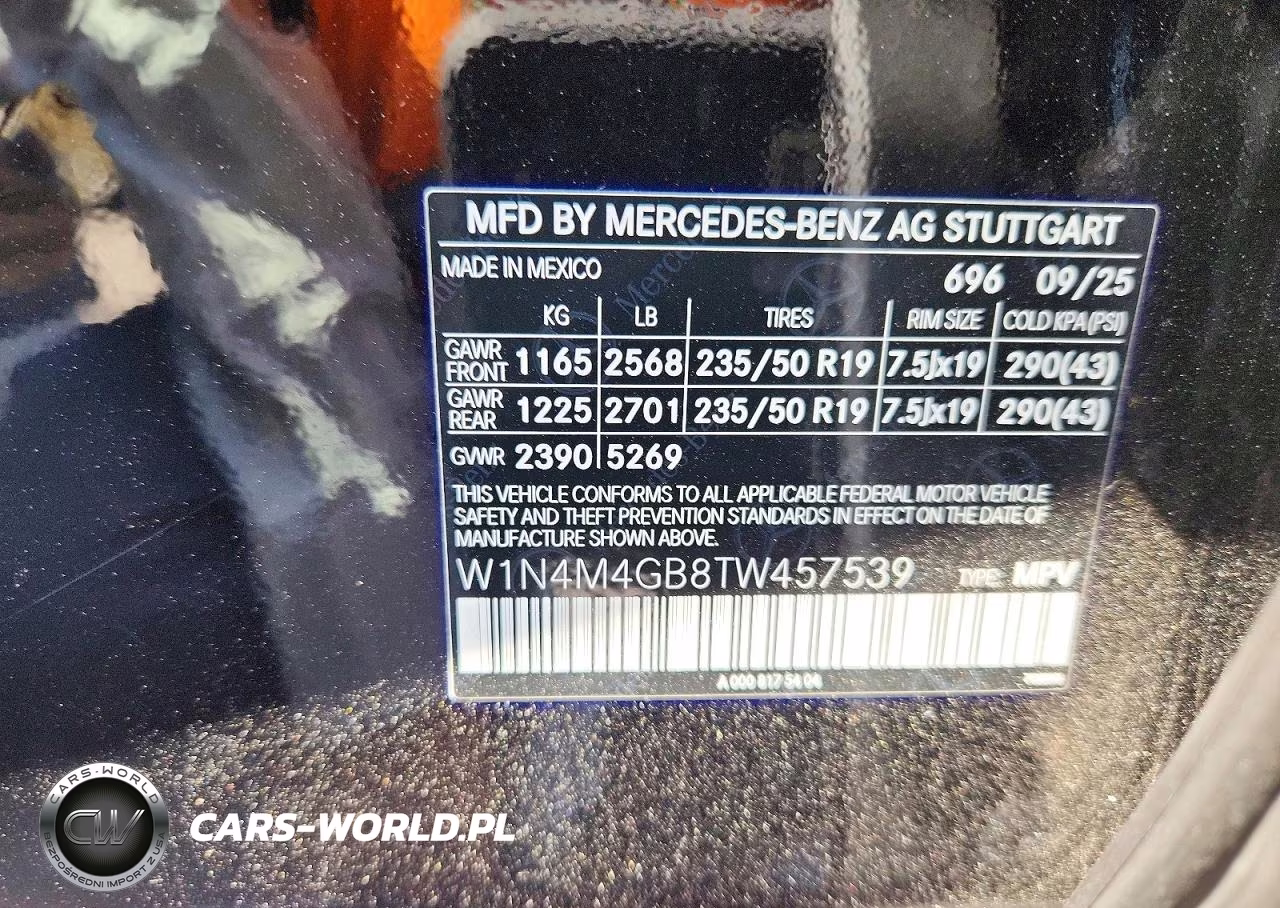 2026 Mercedes-Benz Glb 250 VIN:W1N4M4GB8TW457539 - 13