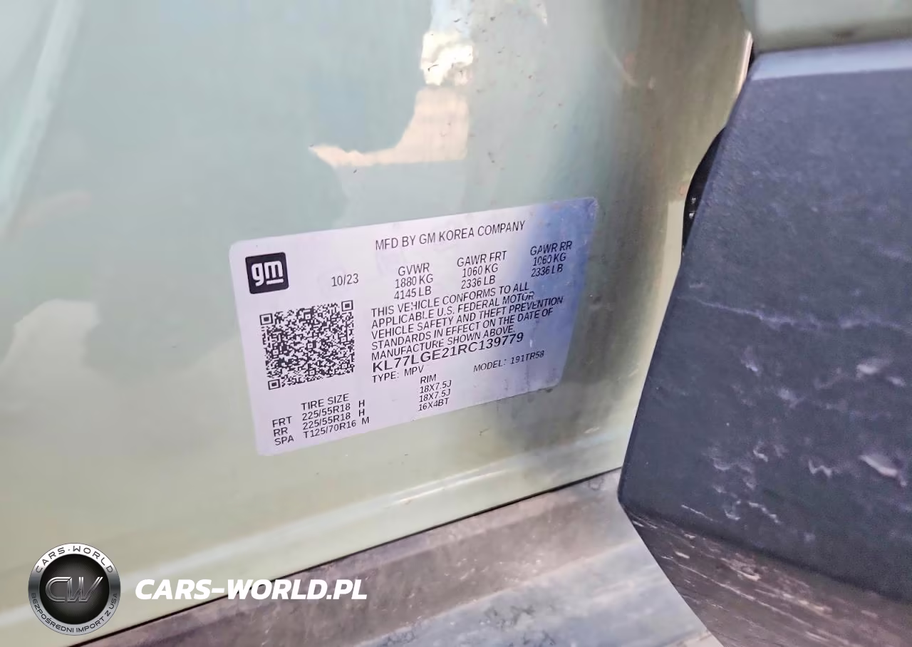 2024 Chevrolet Trax 1Rs VIN:KL77LGE21RC139779 - 13