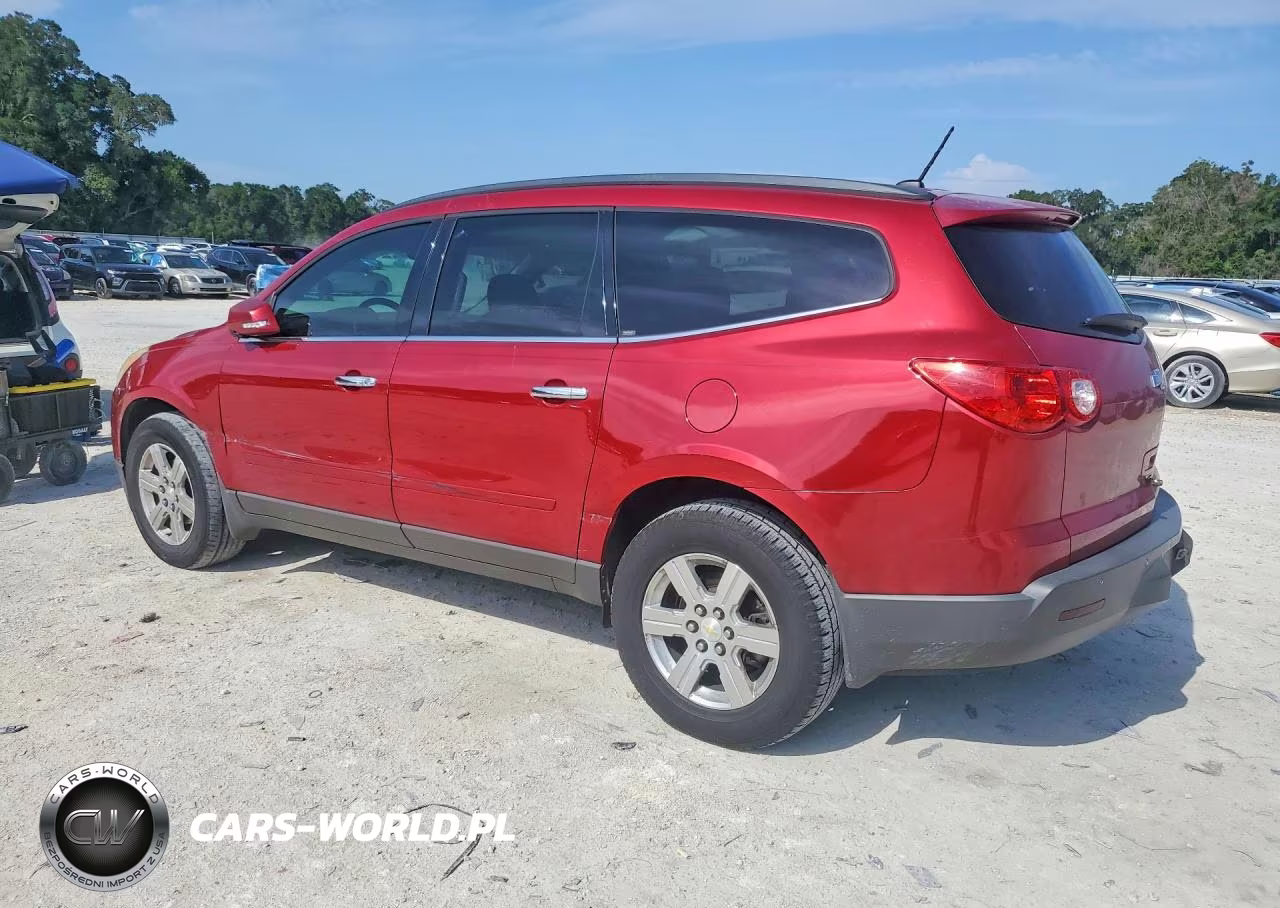 2012 Chevrolet Traverse Lt VIN:1GNKRGED3CJ124191 - 2