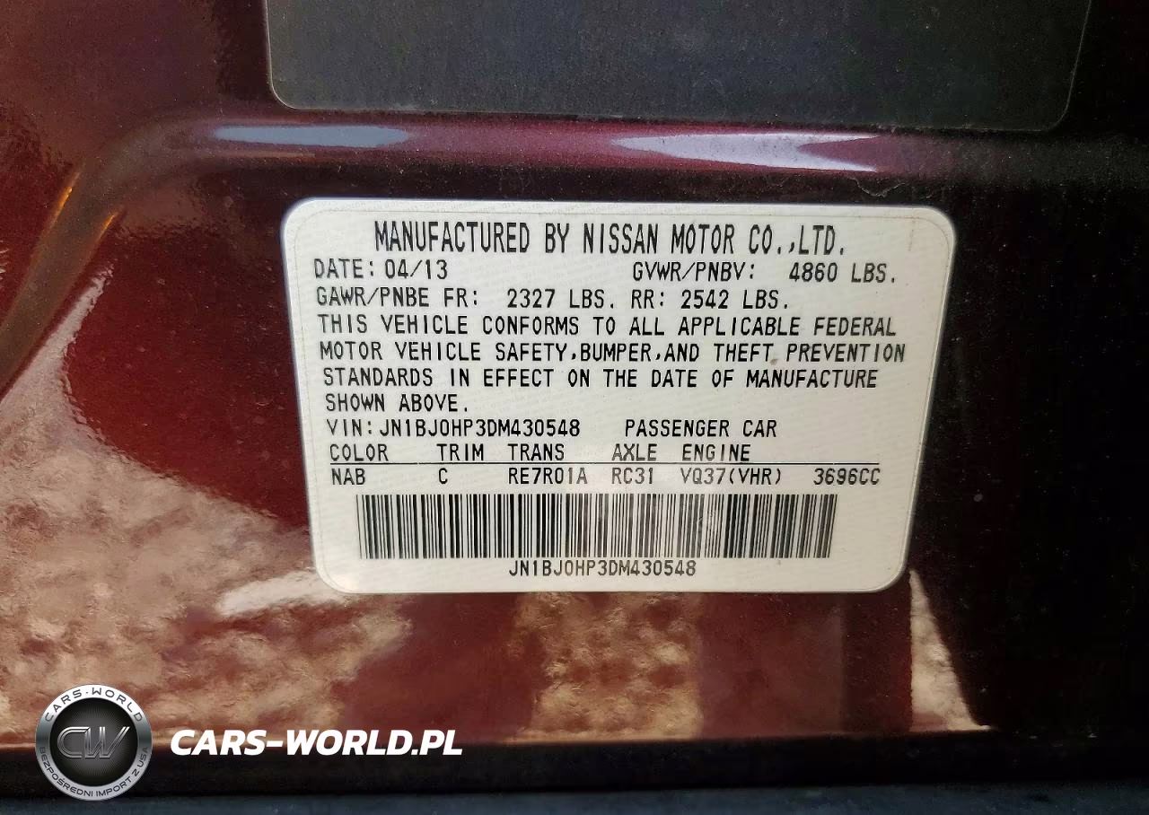 2013 Infiniti Ex37 Base VIN:JN1BJ0HP3DM430548 - 14