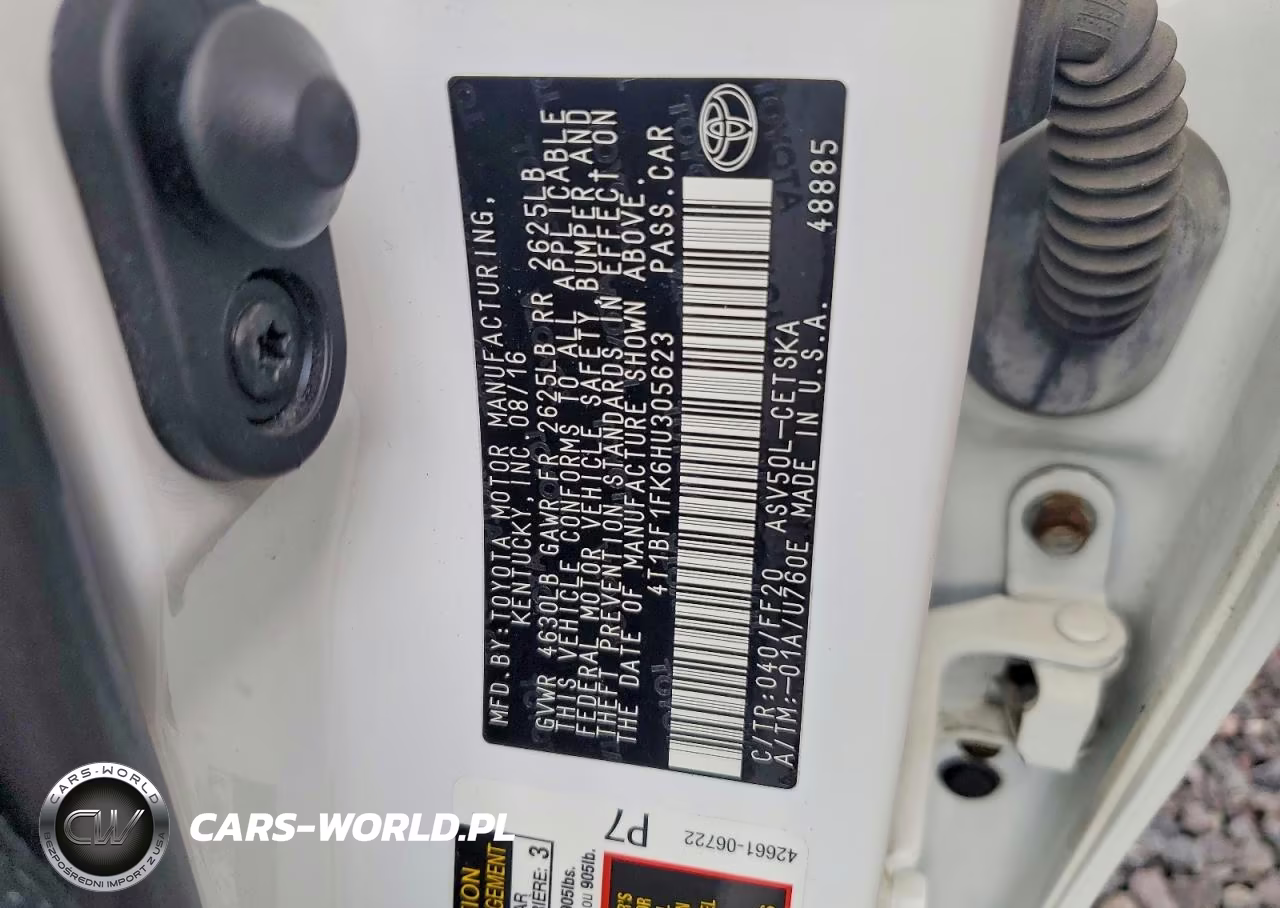 2017 Toyota Camry Se VIN:4T1BF1FK6HU305623 - 13