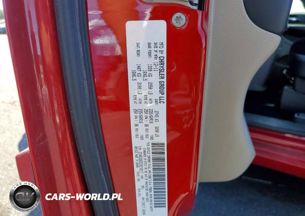 2012 Dodge Grand Caravan Se VIN:2C4RDGBG5CR218217 - 12