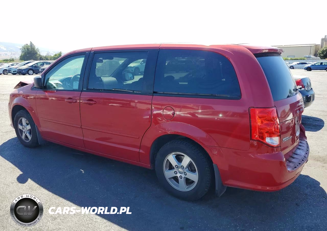 2012 Dodge Grand Caravan Se VIN:2C4RDGBG5CR218217 - 2