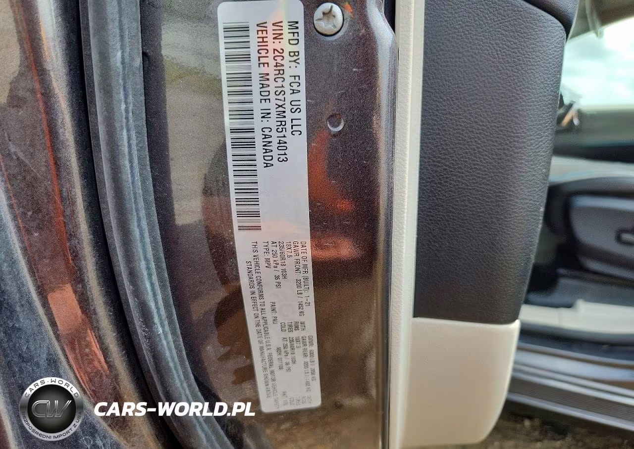 2021 Chrysler Pacifica Hybrid Limited VIN:2C4RC1S7XMR514013 - 13