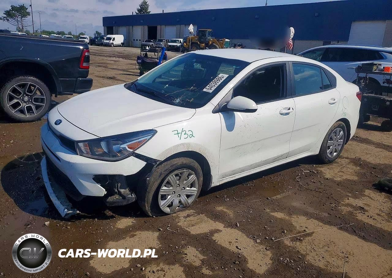 2021 Kia Rio Lx VIN:3KPA24AD8ME408993 - 1