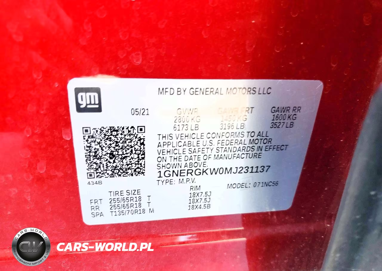 2021 Chevrolet Traverse Lt VIN:1GNERGKW0MJ231137 - 14